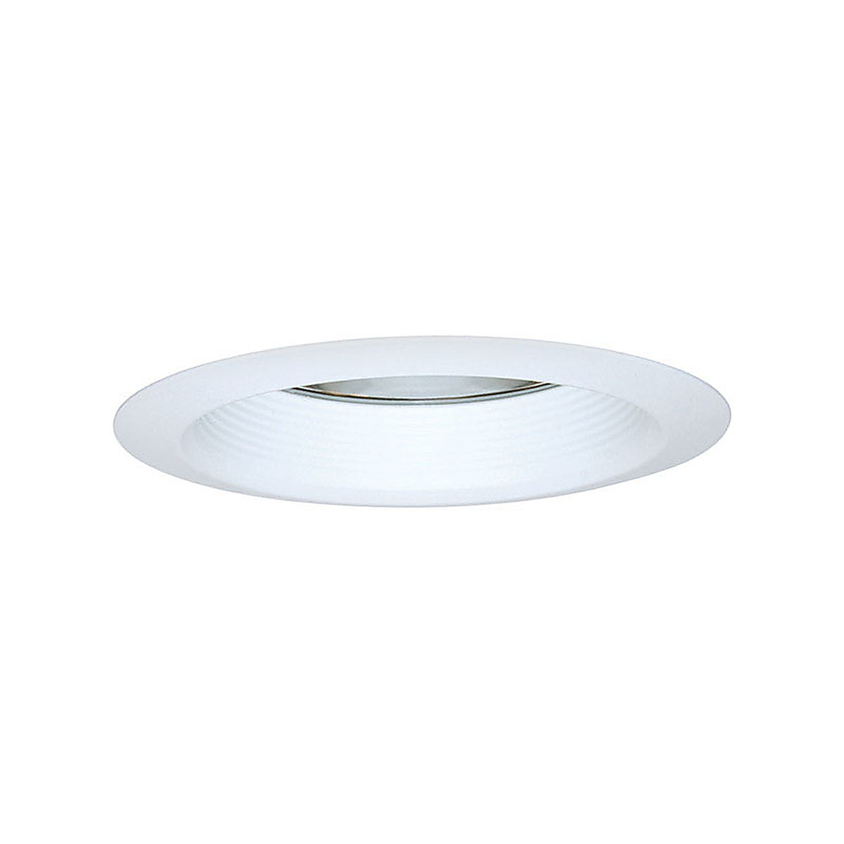 Halo - 30WATH - Matte White 6 In. W Metal Incandescent Recessed Air Tite Trim