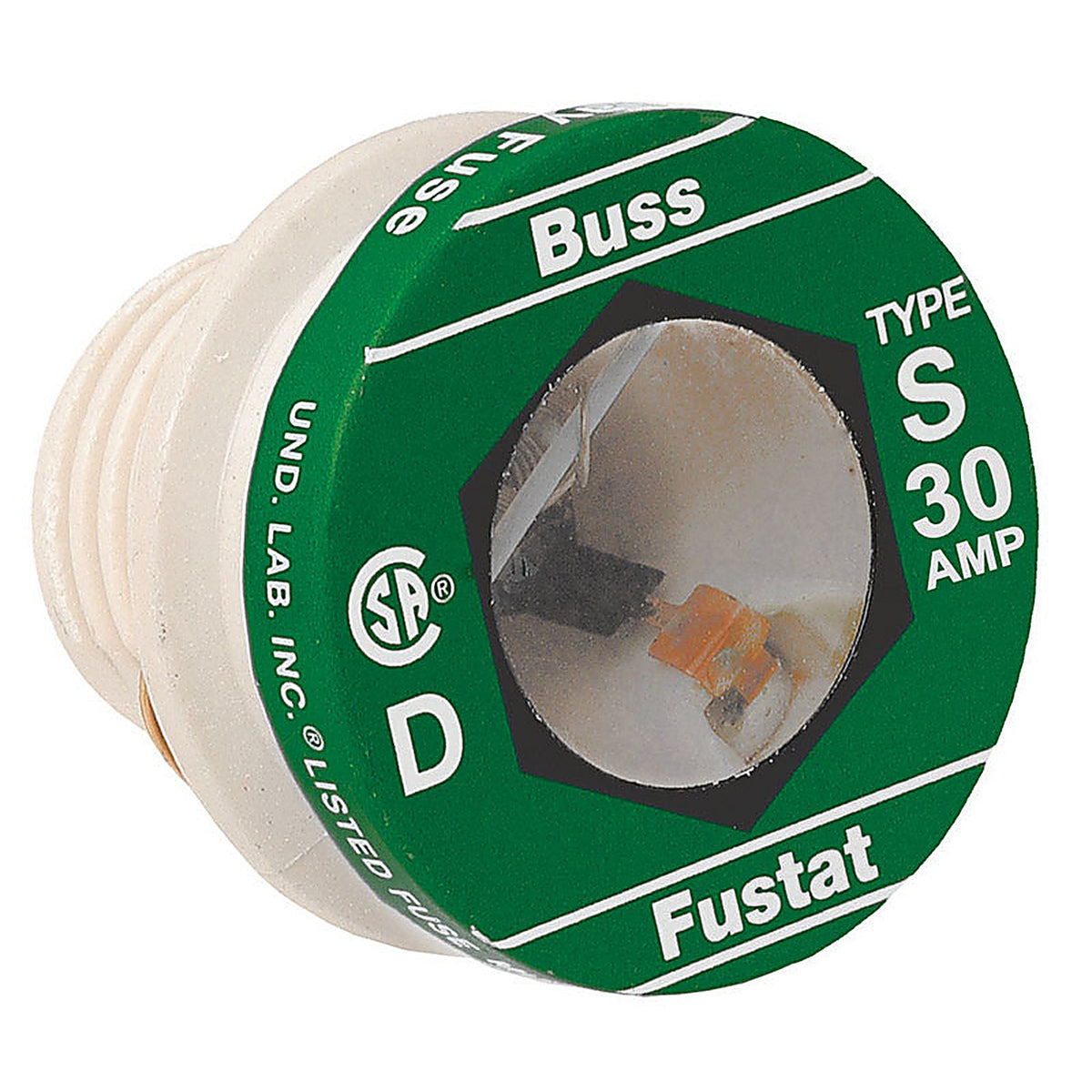 Bussmann - S-30 - 30 Amps Dual Element Tamper Proof Plug 4 Pack