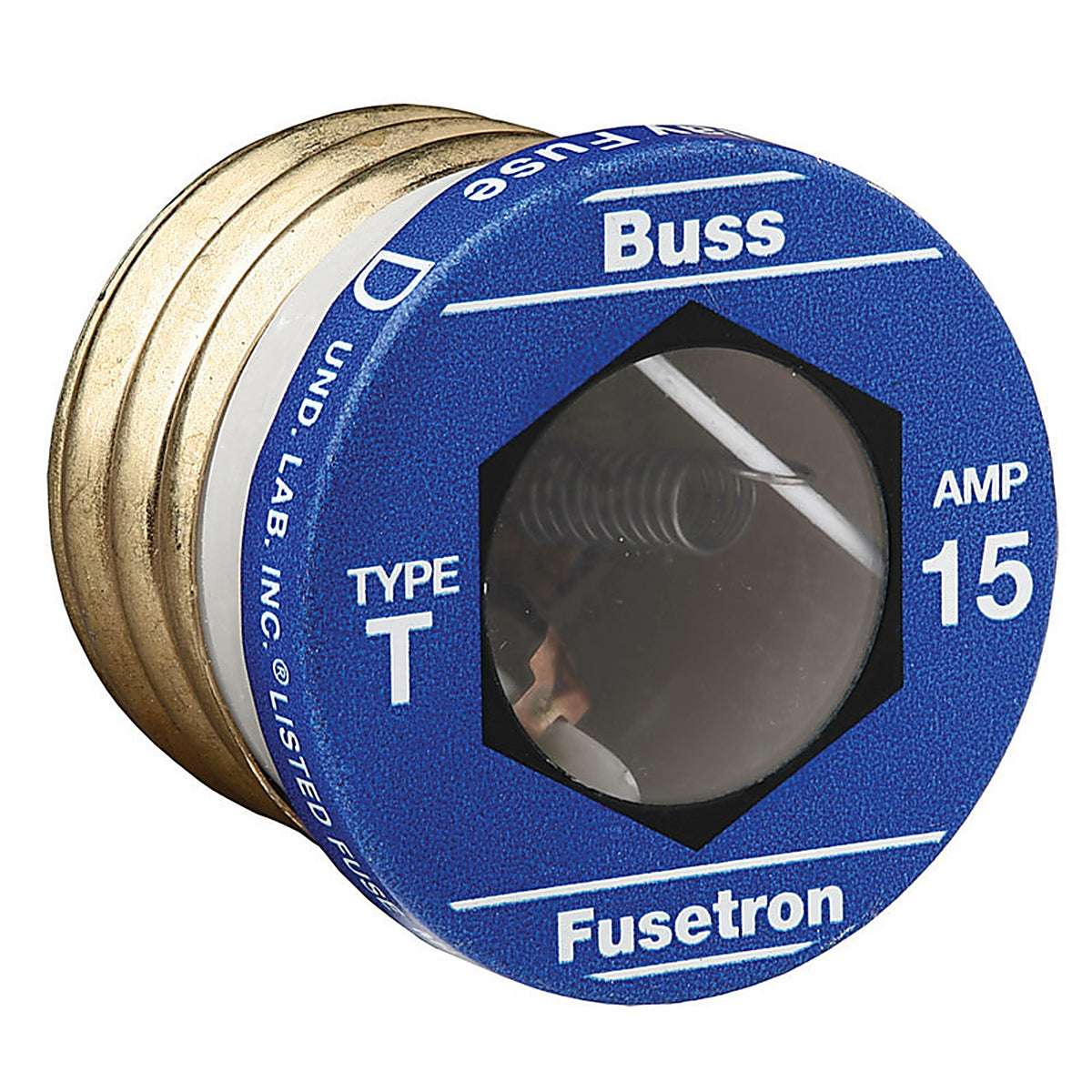 Bussmann T-15 15 amps Dual Element Plug Fuse 4/Pack