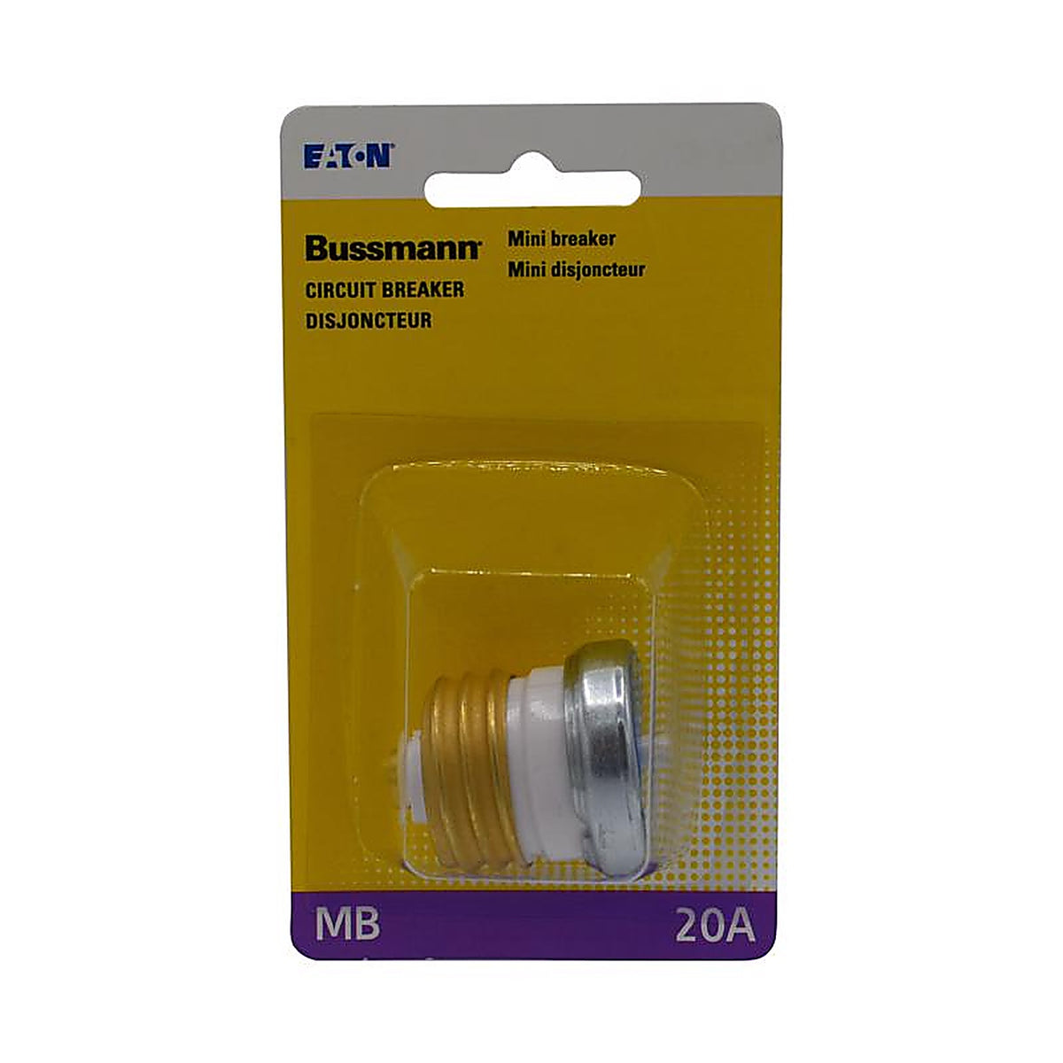 Bussmann BP/MB-20 20 amps Plug Fuse 1/Pack