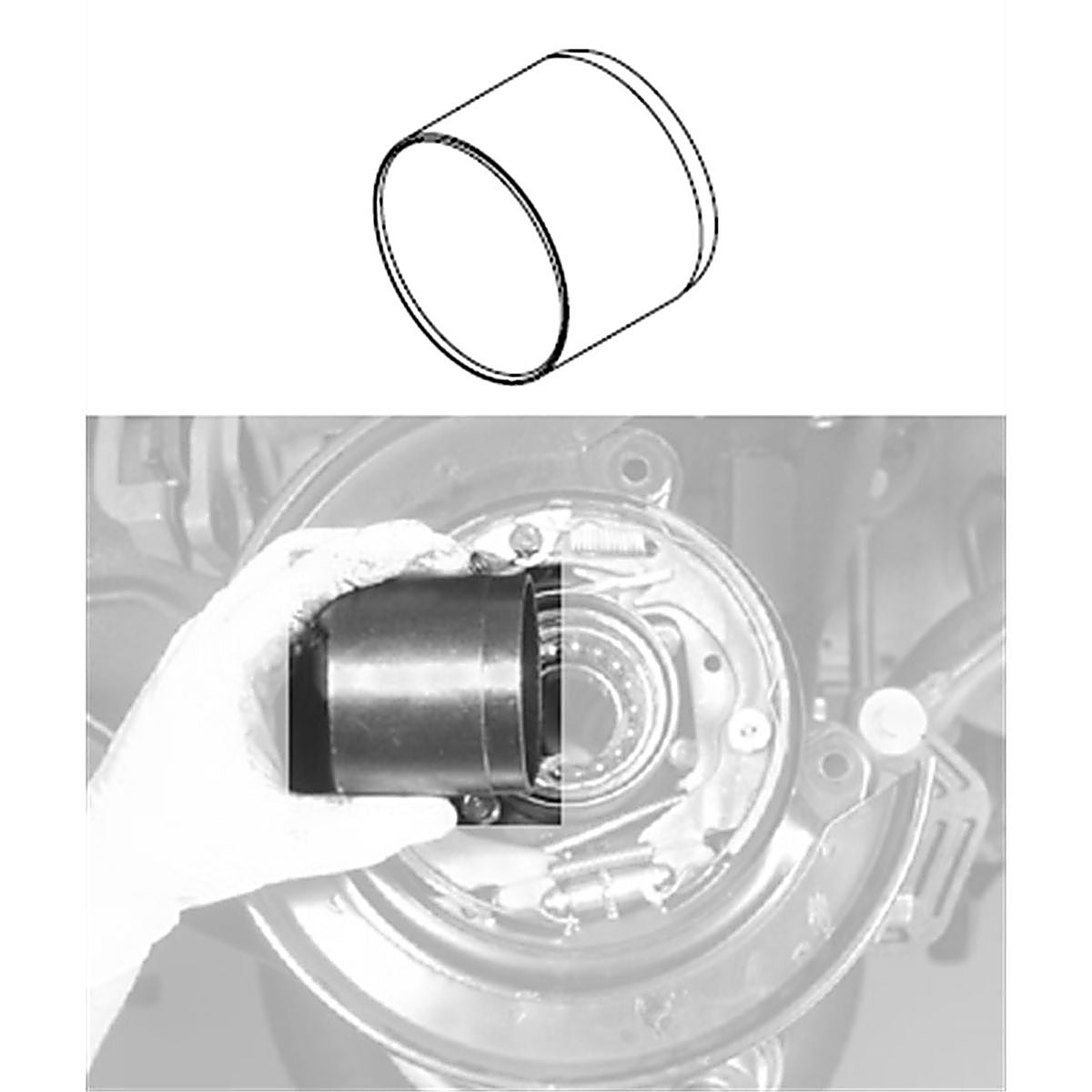 OTC 311883 Small Tube For Bearing Replacement- Subaru