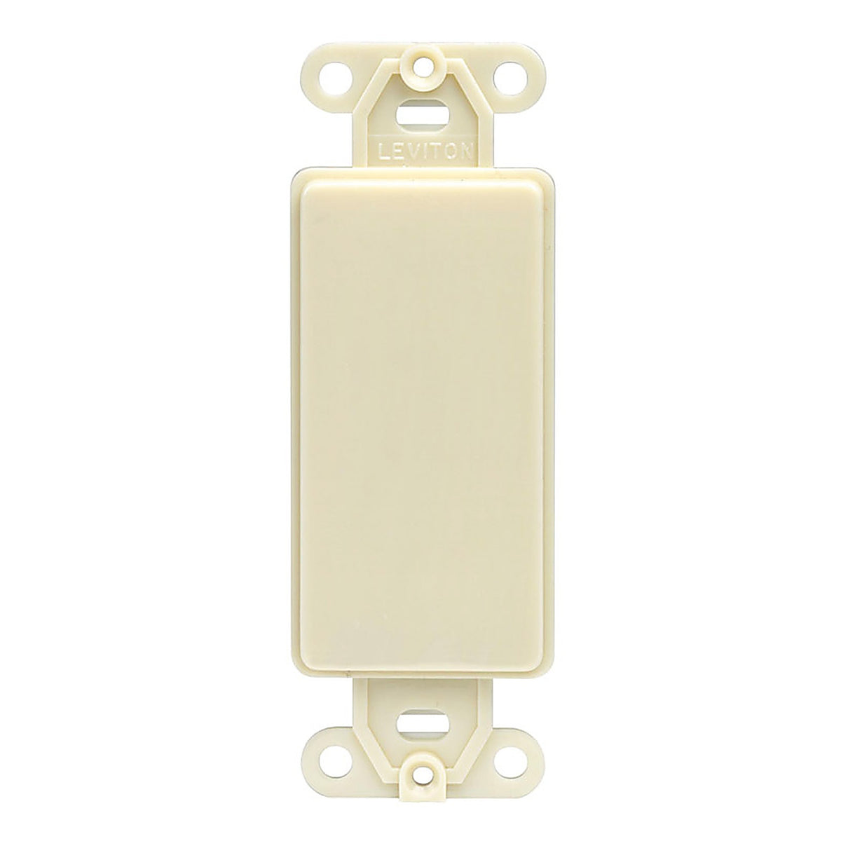 Leviton 80414-00I Decora Ivory 1 gang Nylon GFCI/Rocker Wall Plate 1/Pack