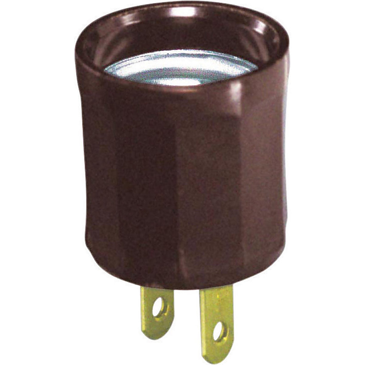 Leviton 00061-000 Plastic Medium Base Socket Adapter 1/Pack