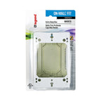 Legrand NMW35 Wiremold 4.75 in. Rectangle PVC 1 gang Outlet Box White