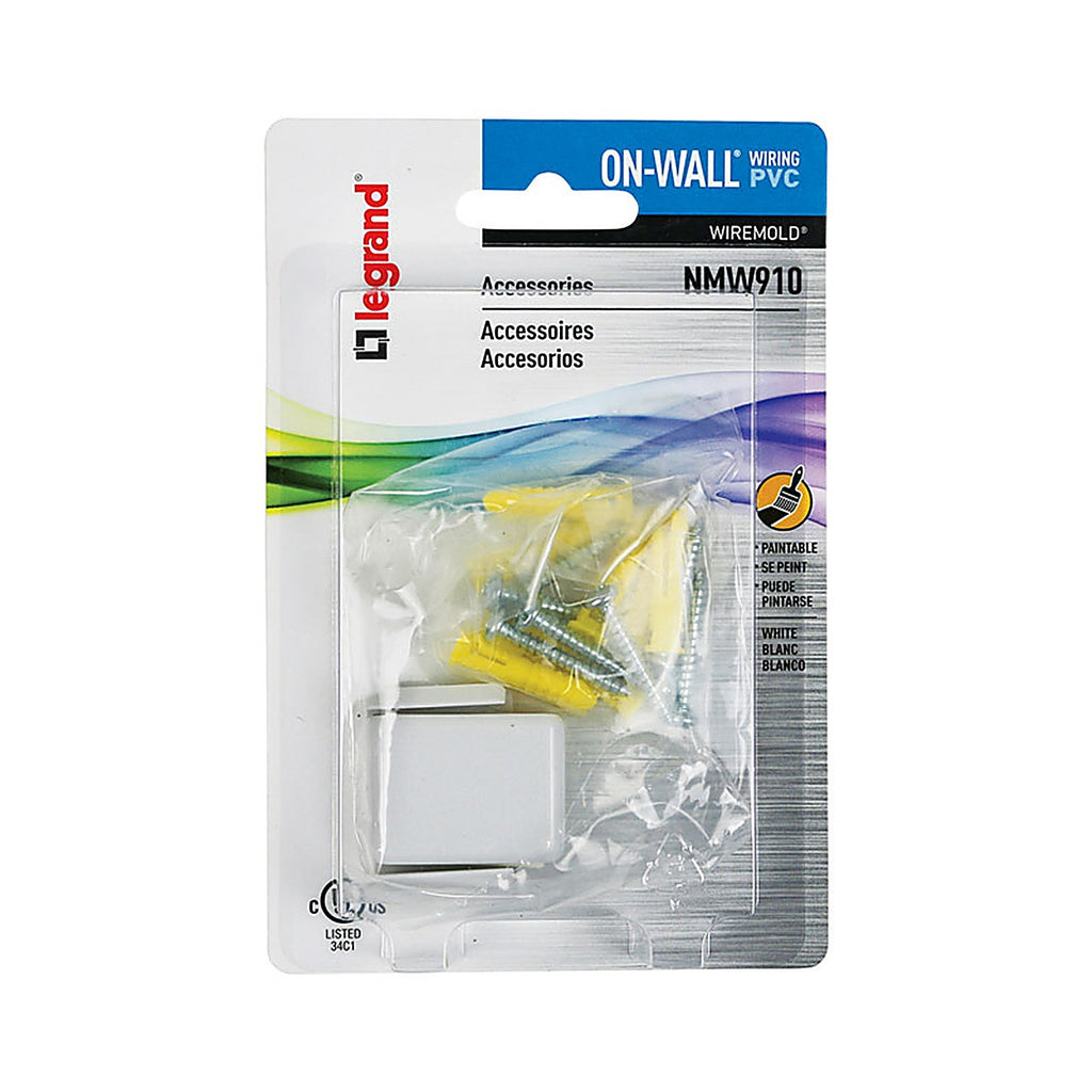 Legrand NMW910 Wiremold Wiring System Accessory Pack 1/Pack