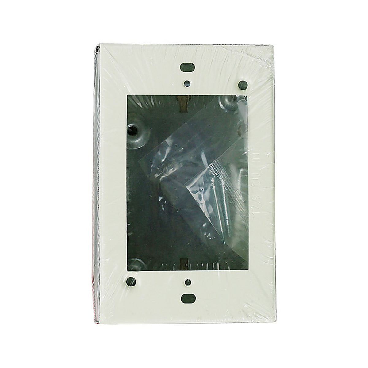 Legrand V5747 Wiremold 4-3/4 in. Rectangle Steel 1 gang Outlet Box Ivory