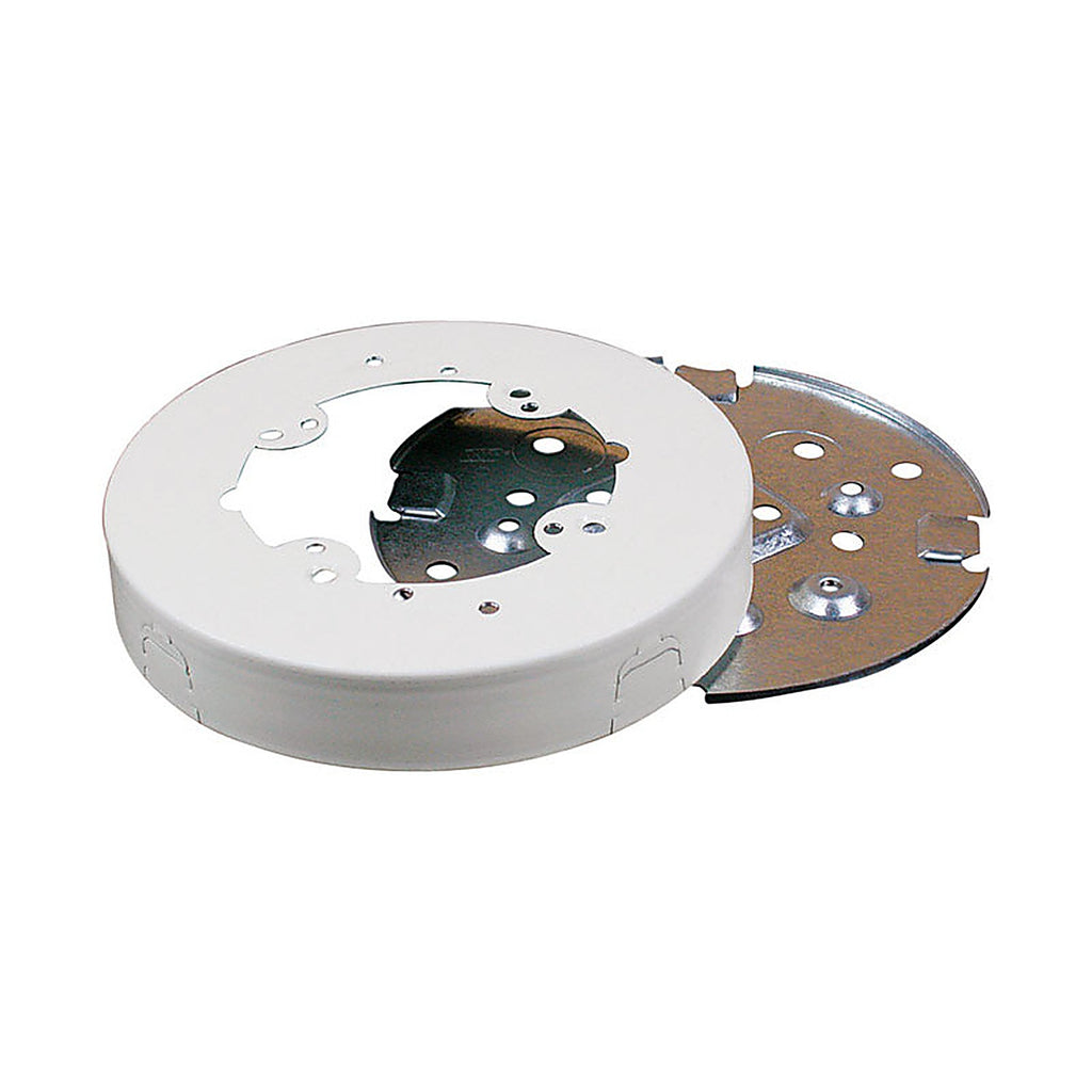 Legrand - V5738A - Round Steel Electrical Box Ivory