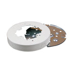 Legrand - V5738A - Round Steel Electrical Box Ivory