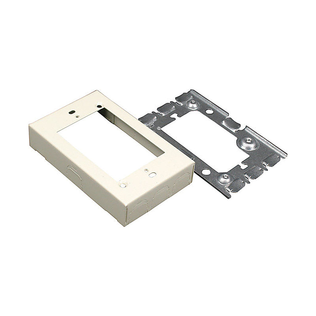 Legrand - V5751 - Rectangle Steel 1 Gang Extension Starter Box Ivory