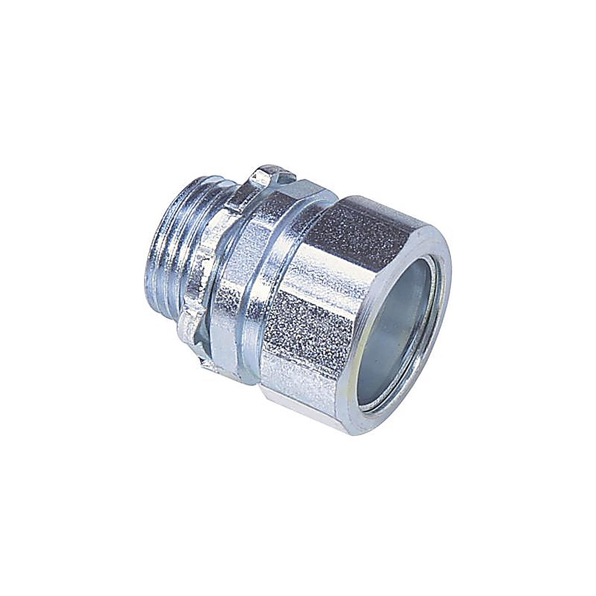 Sigma Electric 49050 ProConnex 1/2 in. Dia. Zinc-Plated Steel Compression Connector For Rigid/IMC 1/Pack