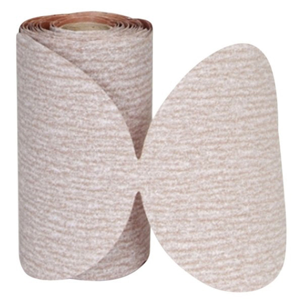 Norton 31480 Champagne PSA Discs 6in. , P100 Grit, Roll of 100