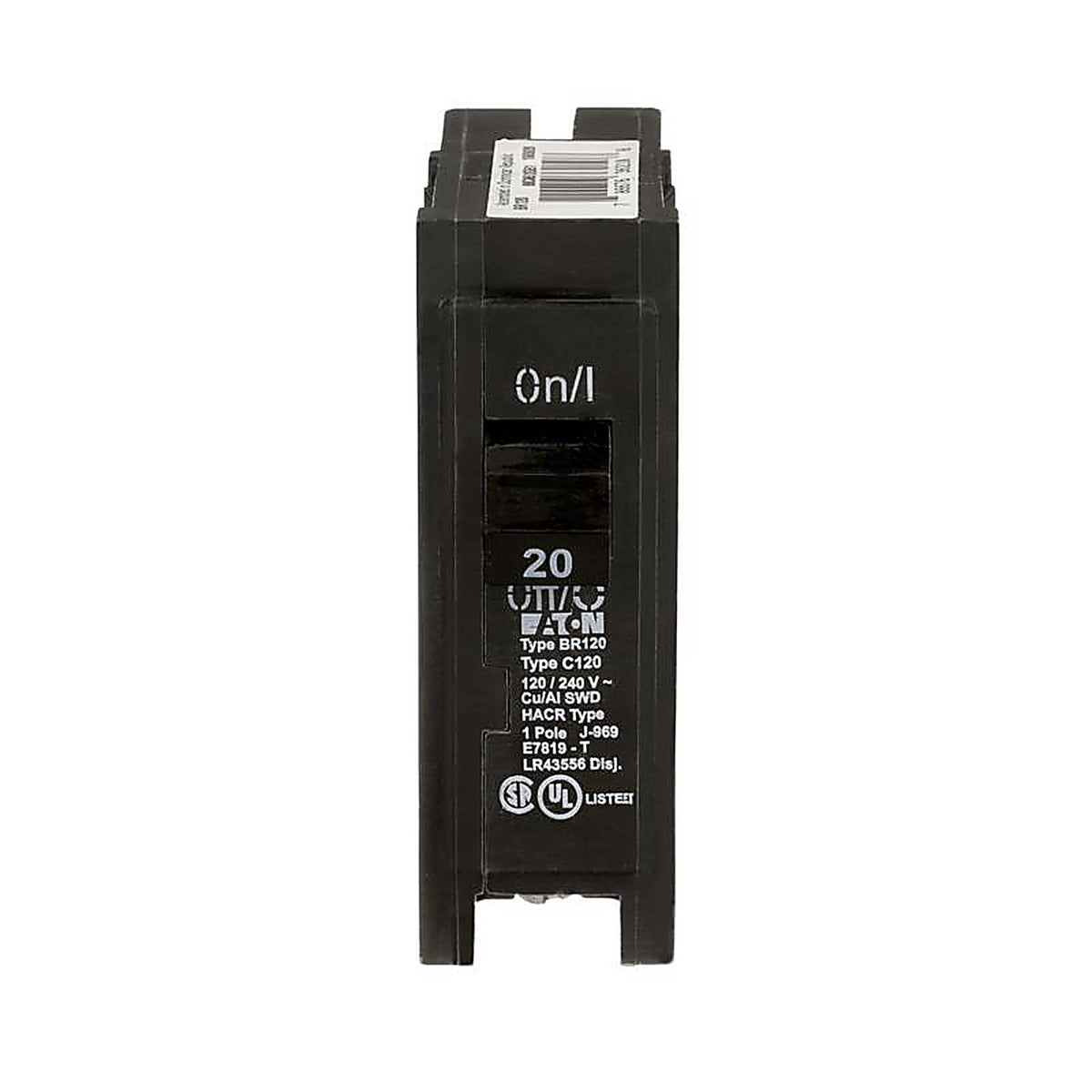 Cutler-Hammer BR120 20 amps Plug In Single Pole Circuit Breaker