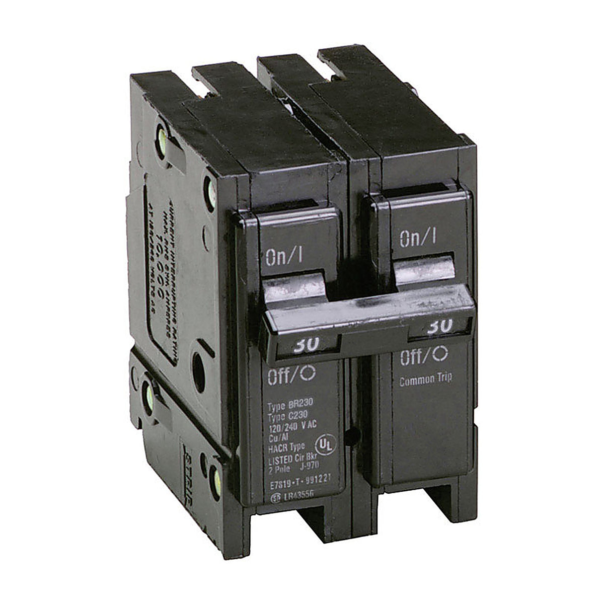 Eaton BR230 30 amps Plug In 2-Pole Circuit Breaker
