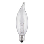 Westinghouse - 0377348 - 15 W Ca8 Decorative Incandescent Bulb E12 (Candelabra) Warm White 2 Pack