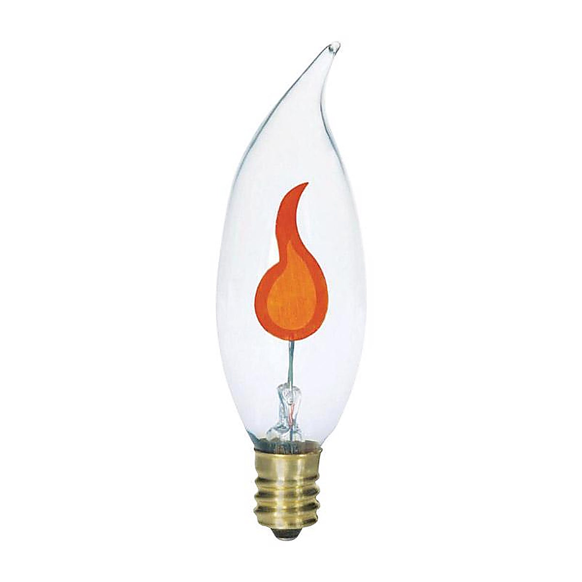 Westinghouse - 0375648 - Decorlite 3 W E12 Specialty Incandescent Bulb E12 (Candelabra) Warm White 1 Pack