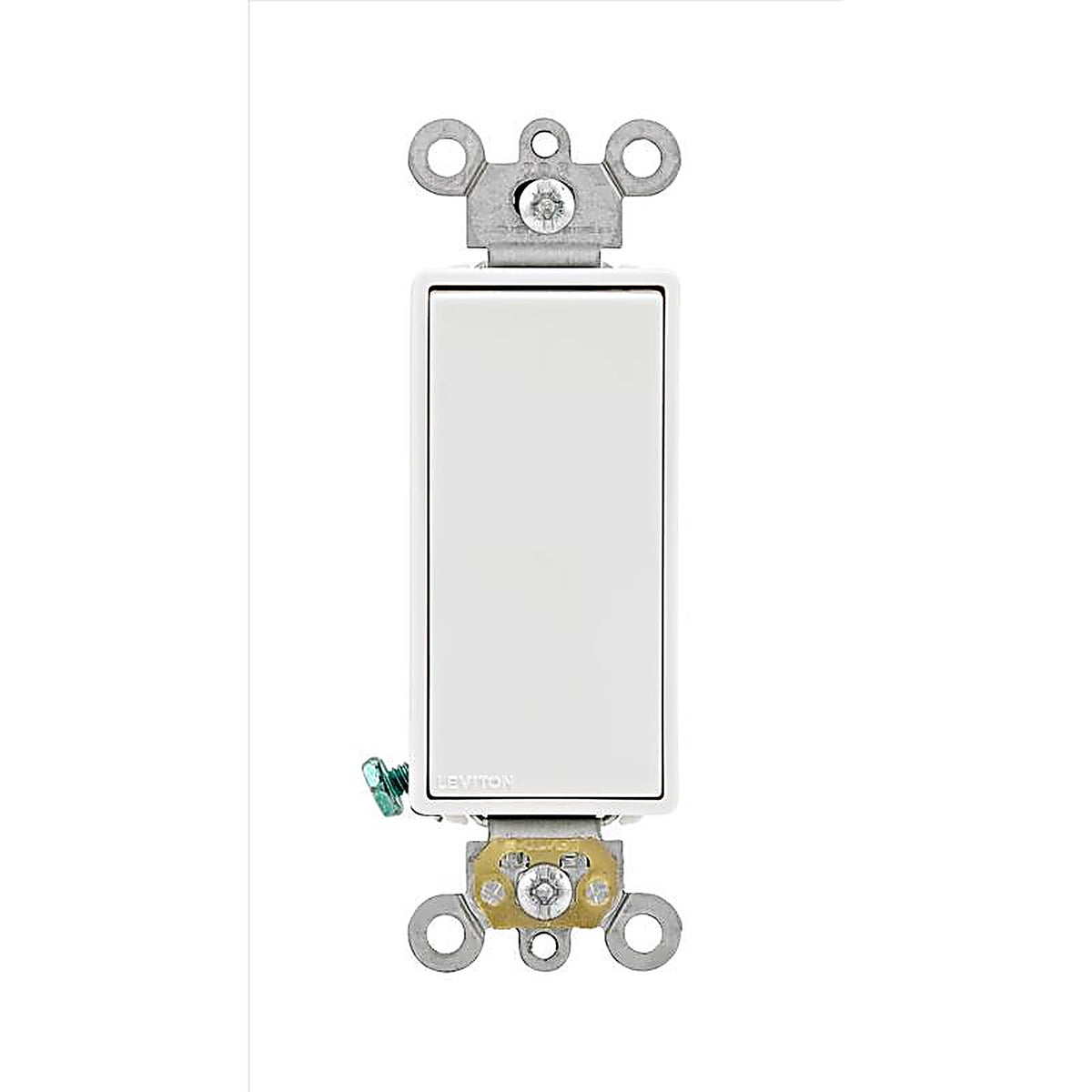 Leviton 05621-2WS 20 amps Single Pole Rocker AC Quiet Switch White 1/Pack