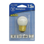 Westinghouse - 0406500 - 7.5 W S11 Specialty Incandescent Bulb E26 (Medium) White 1 Pack