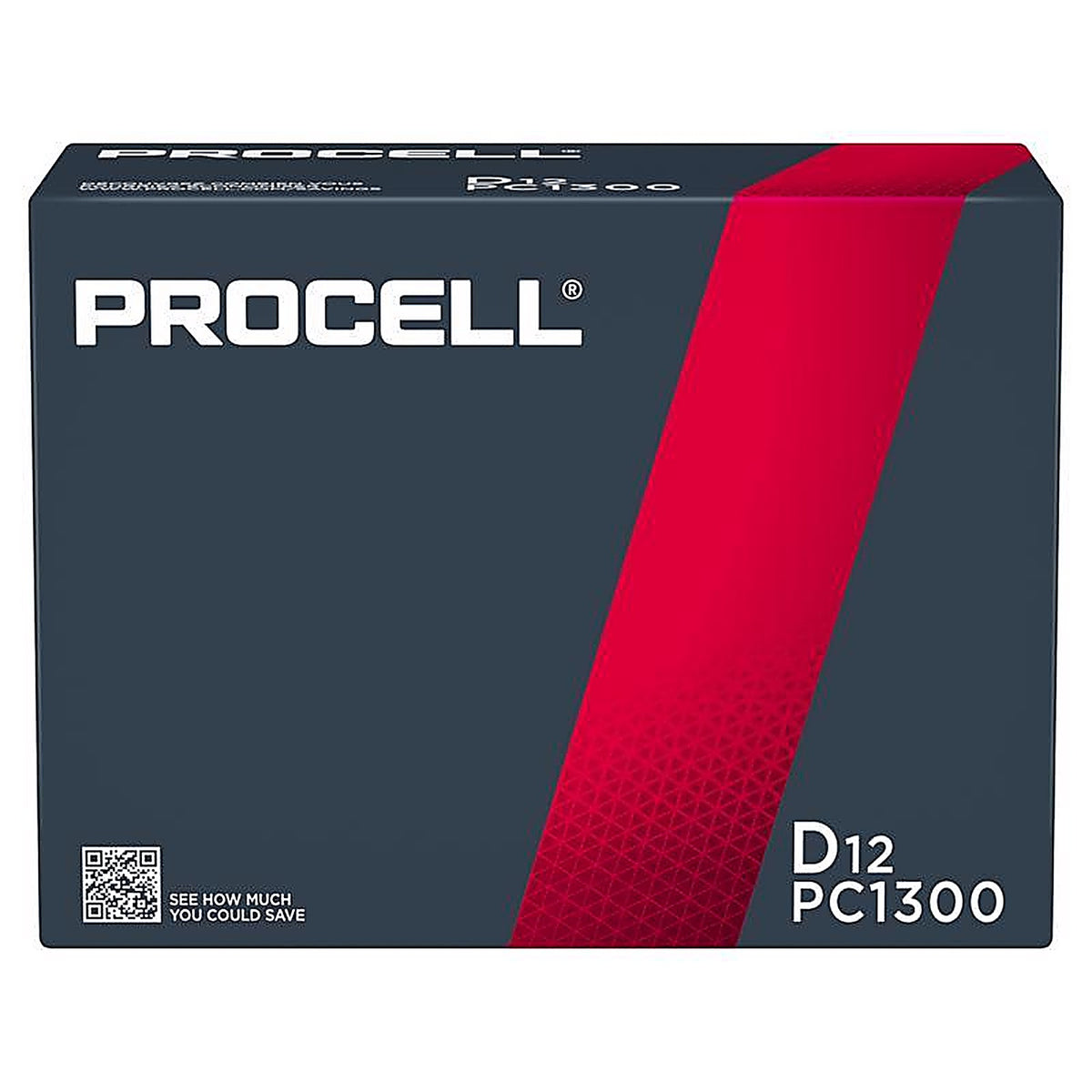 Procell - PC1300 - Constant D Alkaline Batteries 12 Pack Boxed