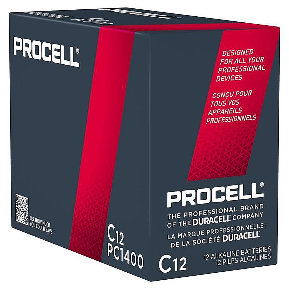 Procell - PC1400 - Constant C Alkaline Batteries 12 Pack Boxed