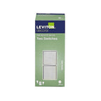 Leviton 05634-0WS 15 amps Single Pole Combination AC Quiet Switch White 1/Pack