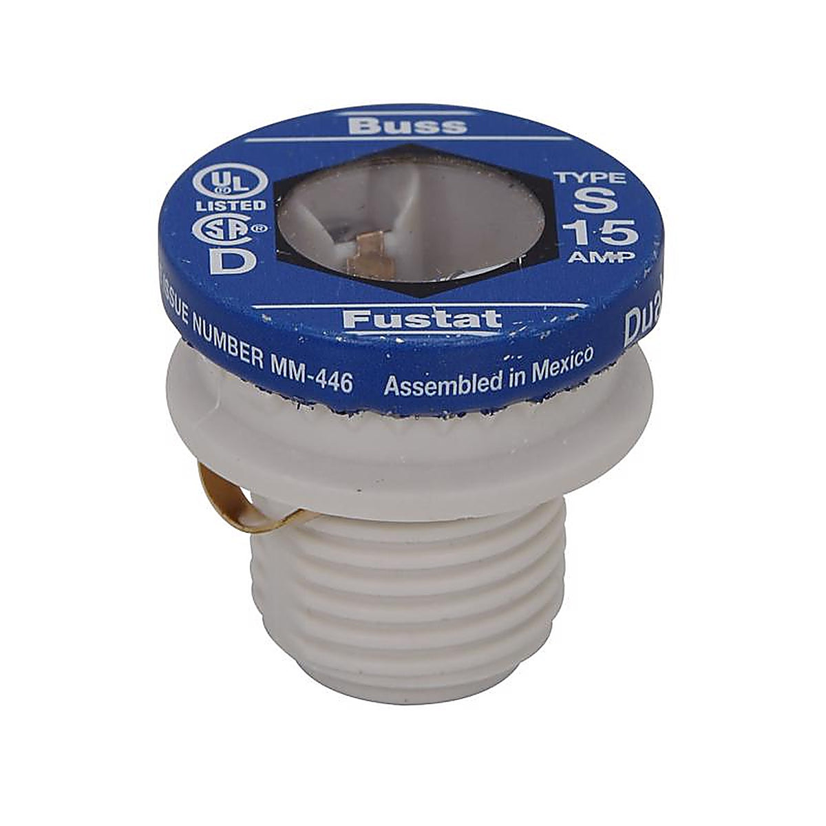 Bussmann BP/S-15 15 amps Plug Fuse 2/Pack