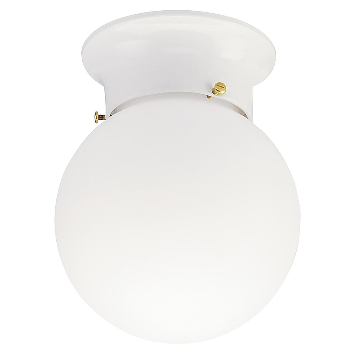Westinghouse 66607 7.25 in. H X 6 in. W X 6 in. L White Ceiling Fixture