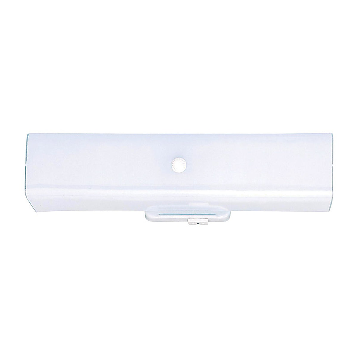 Westinghouse 6640300 White 2 lights Incandescent Bathroom Channel Fixture Wall Mount