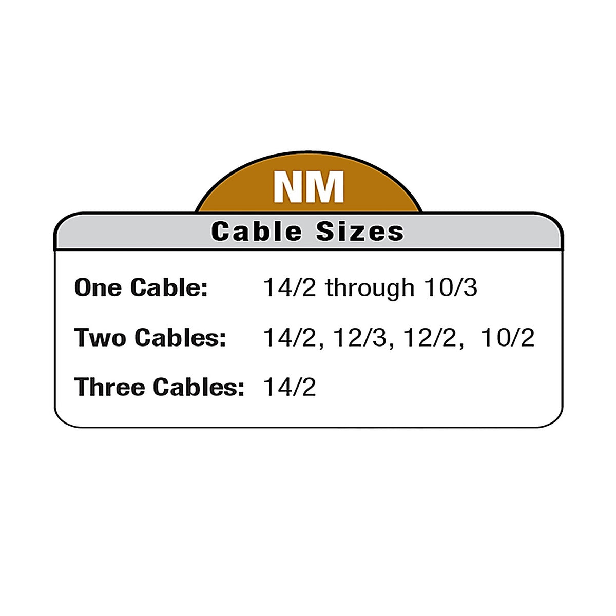 Sigma Electric 49650 ProConnex NM/SE Clamp Cable Connector 1/Pack