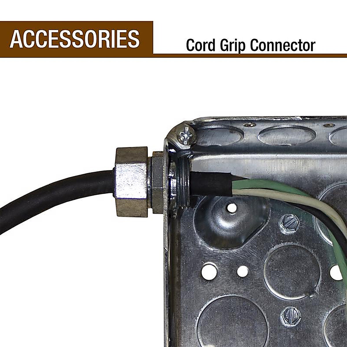 Sigma Electric 49214 ProConnex Strain Relief Cord Grip Connector 1/Pack