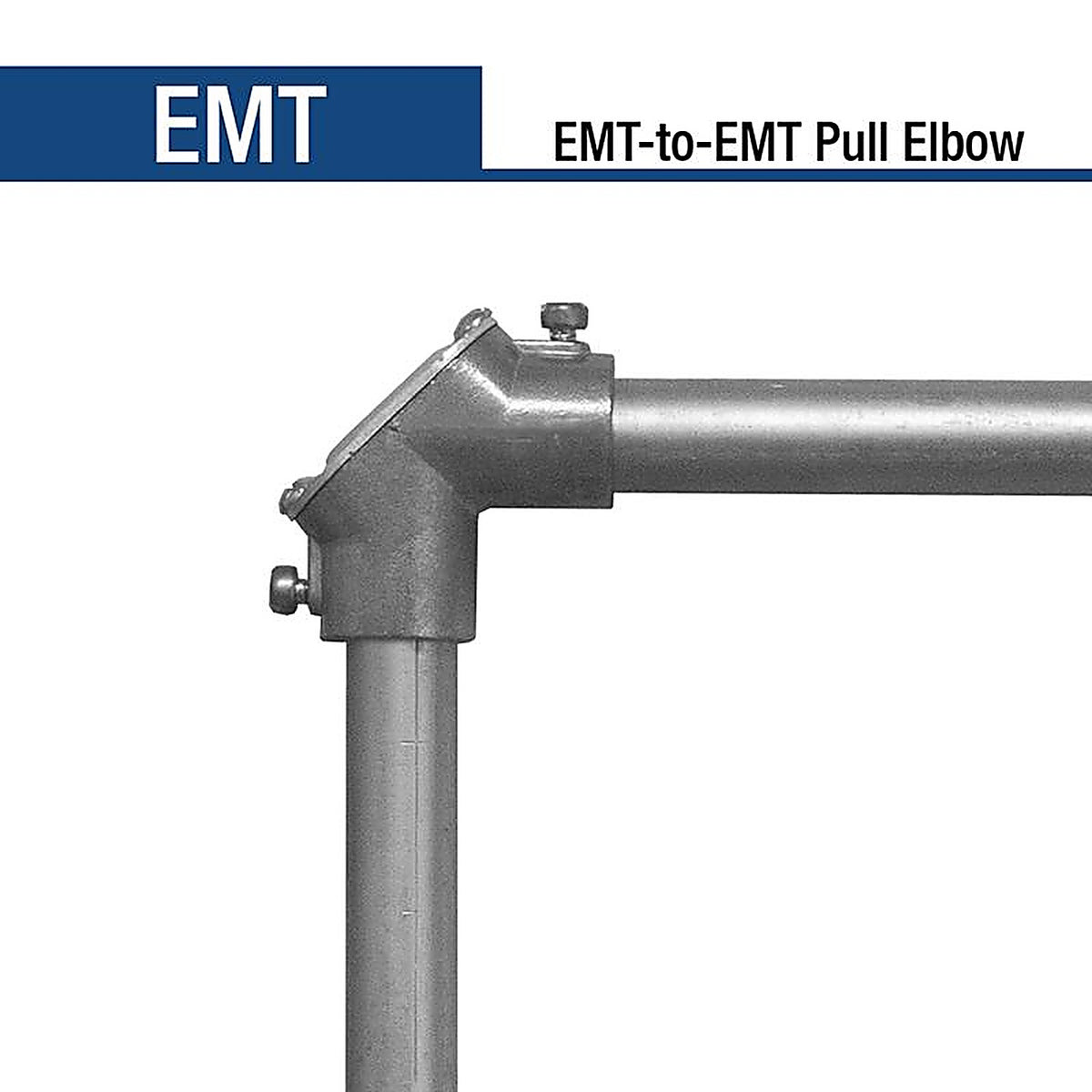 Sigma Electric 49561 ProConnex 1/2 in. Dia. Die-Cast Zinc Pull Elbow For EMT 1/Pack