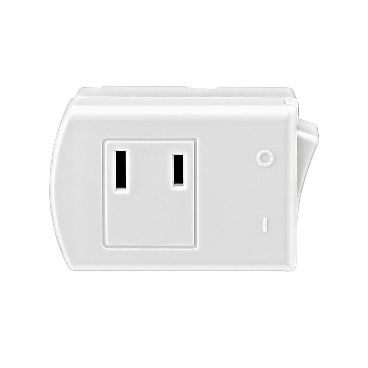Leviton C28-01469-00W 13 amps Double Pole Rocker Plug-In Switch Tap White 1/Pack