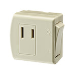 Leviton C29-01469-00I 13 amps Double Pole Rocker Switch Adapter Ivory 1/Pack