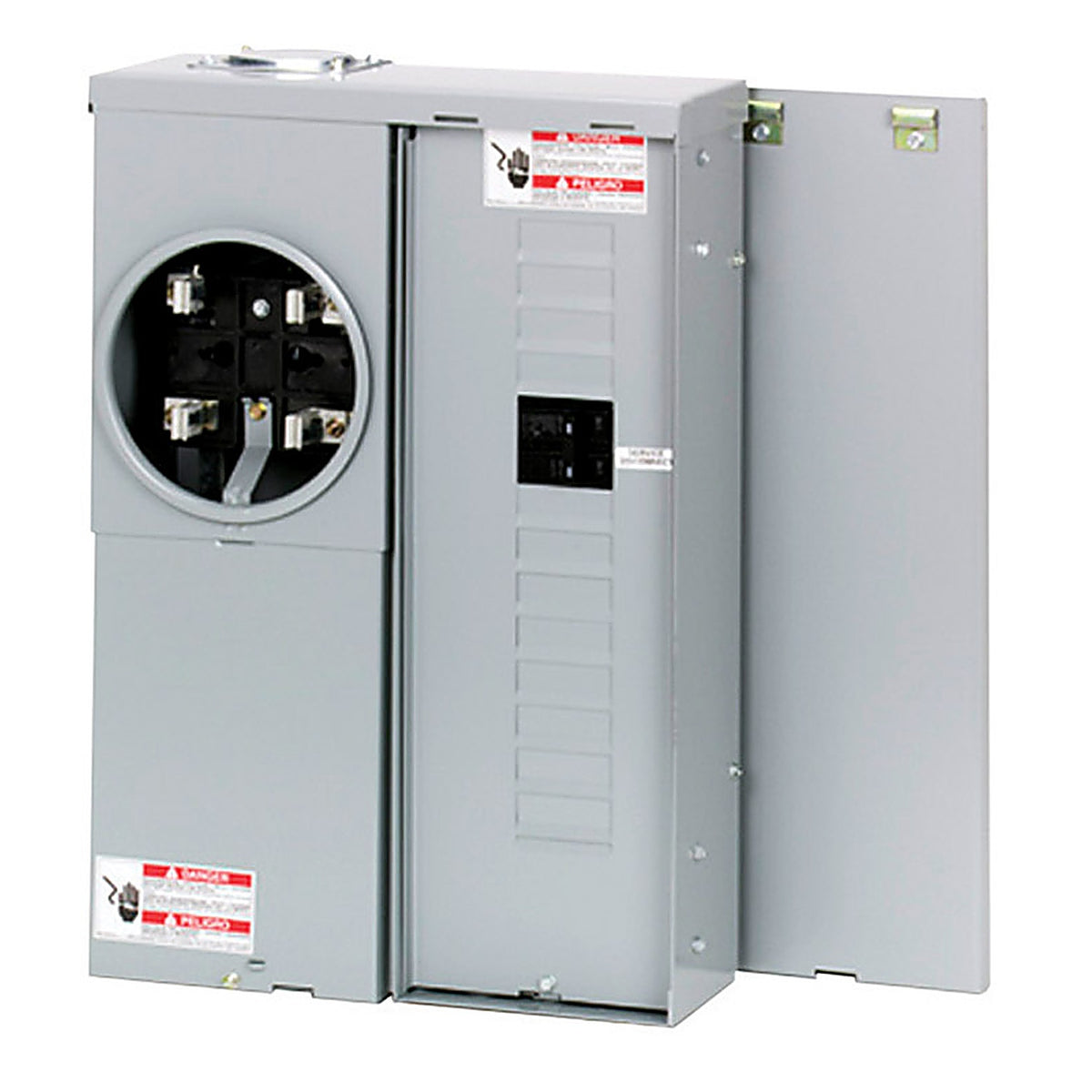 Eaton MBE1224B100BTS 100 amps 120/240 volt 12 space 24 circuits Surface Mount Meter Breaker Load Center
