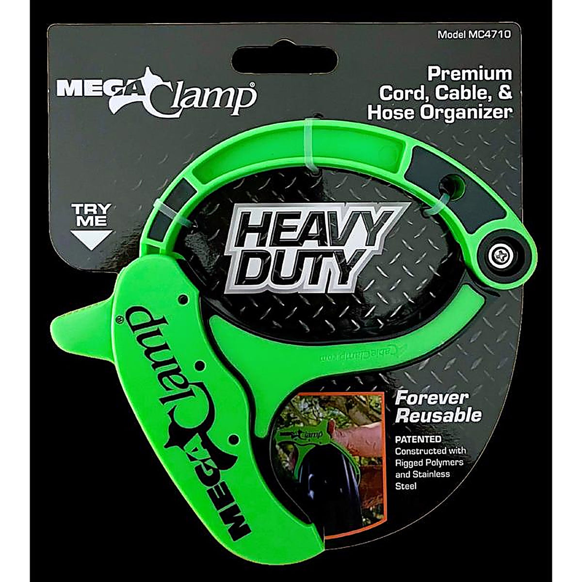 Cable Clamp - MC4710-UE-012 - Mega 4 In. D Polymer Cable Clamp 1 Pack