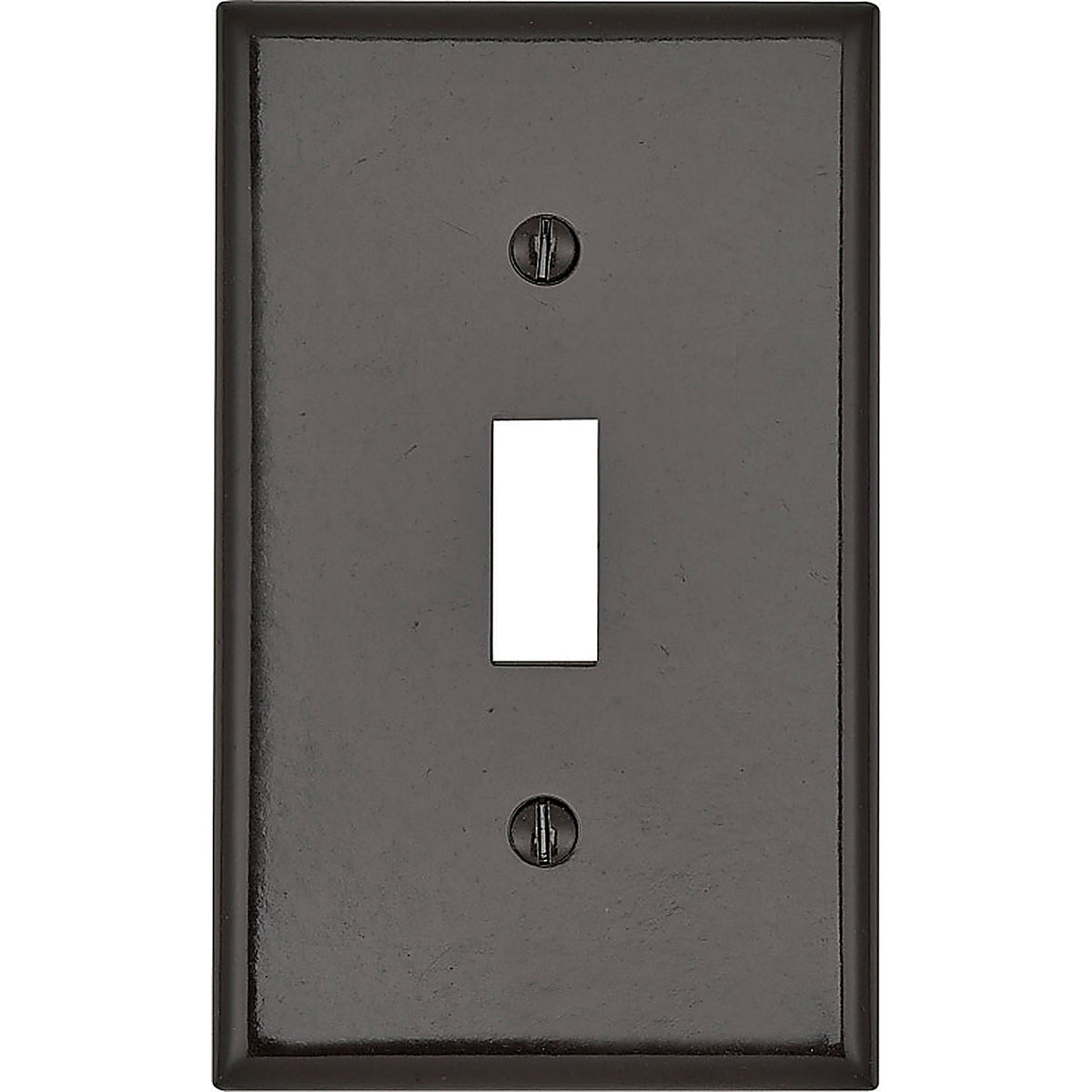 Leviton 85001-000 Brown 1 gang Thermoset Plastic Toggle Wall Plate 1/Pack