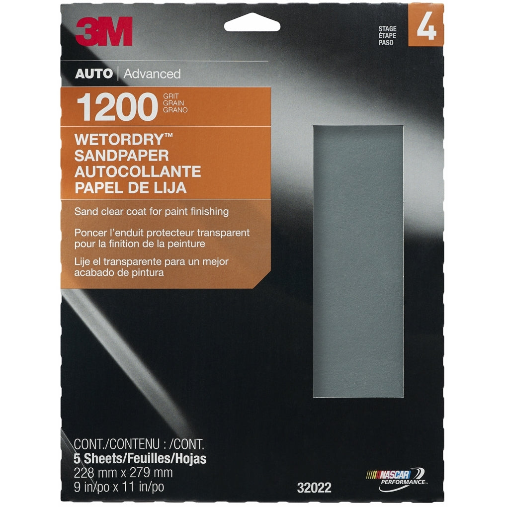 3M 32022 Wetordry Sheet, 1200 grit