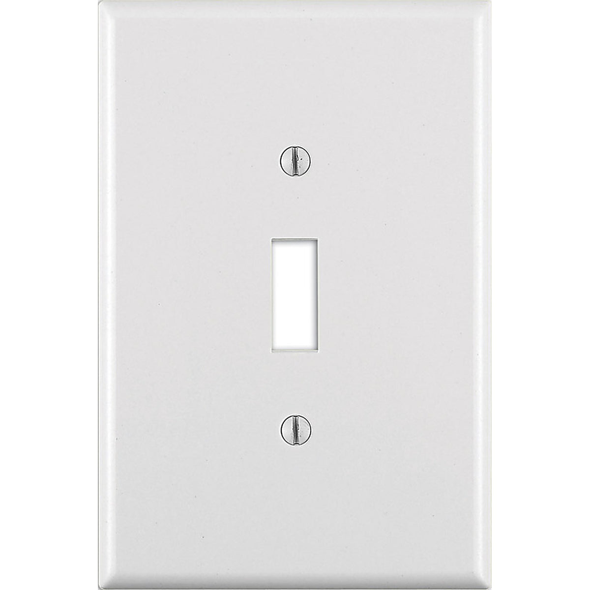 Leviton 88101-000 White 1 gang Thermoset Plastic Toggle Wall Plate 1/Pack