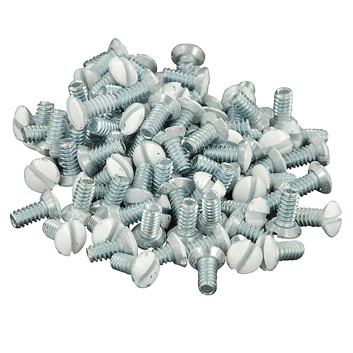 Leviton 88400-PRT White Metal Wall Plate Screws 20/Pack