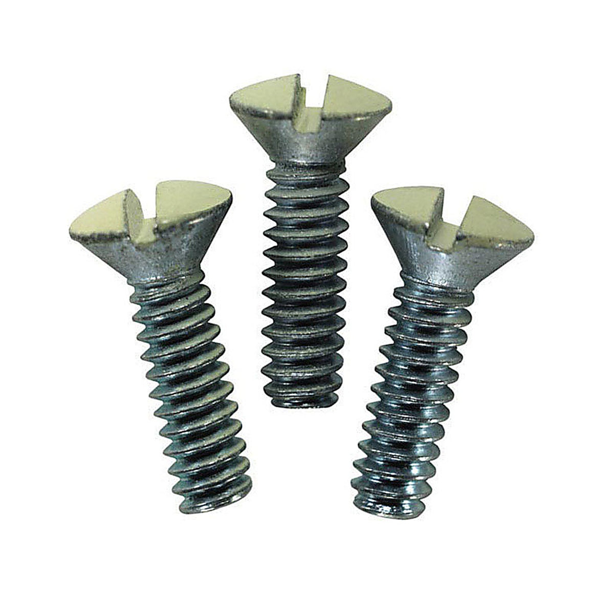 Leviton 86000-PRT Ivory Metal Wall Plate Screws 20/Pack
