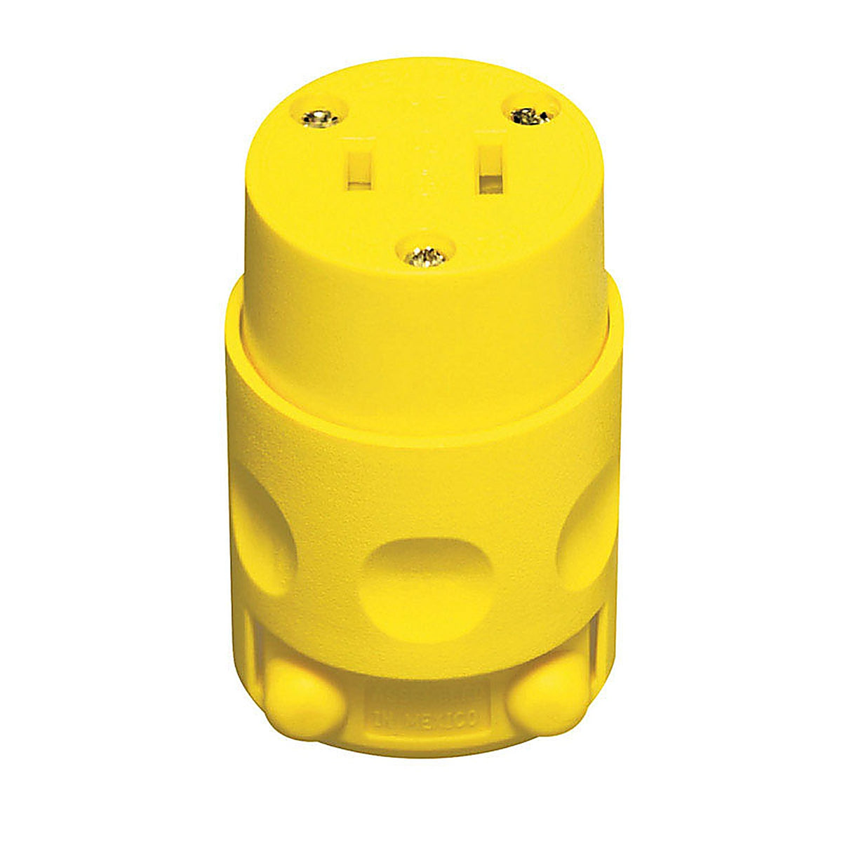 Leviton - 115CV-000 - Commercial and Residential PVC Non-Polarized Connector 1-15R 2 Pole 2 Wire