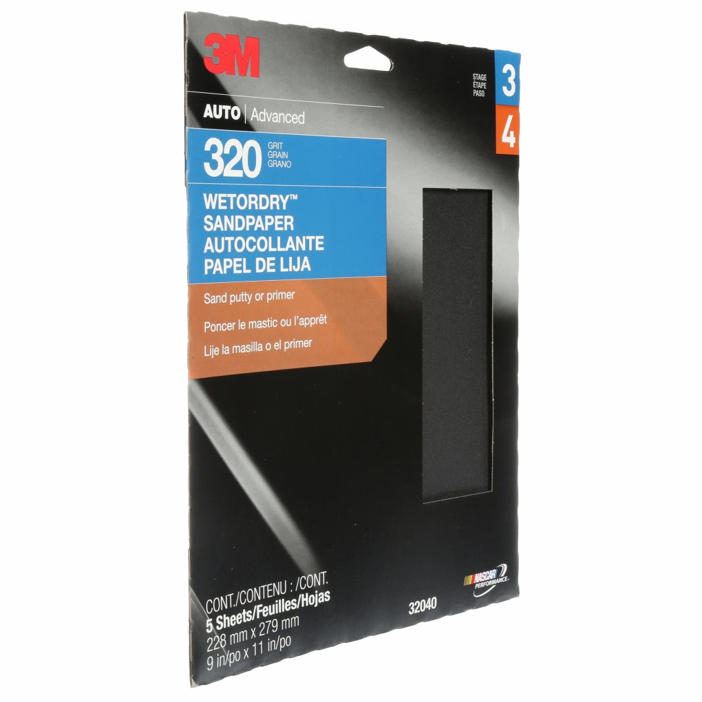 3M 32040 Imperial Wetordry Sheet, P320 Grit