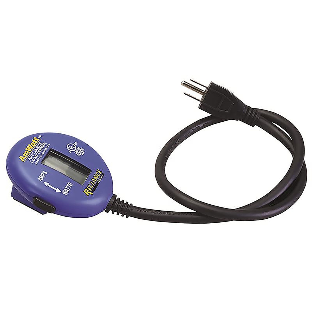 Reliance - THP103 - Controls Ammeter/Wattmeter Digital Appliance Load Tester 1 Each