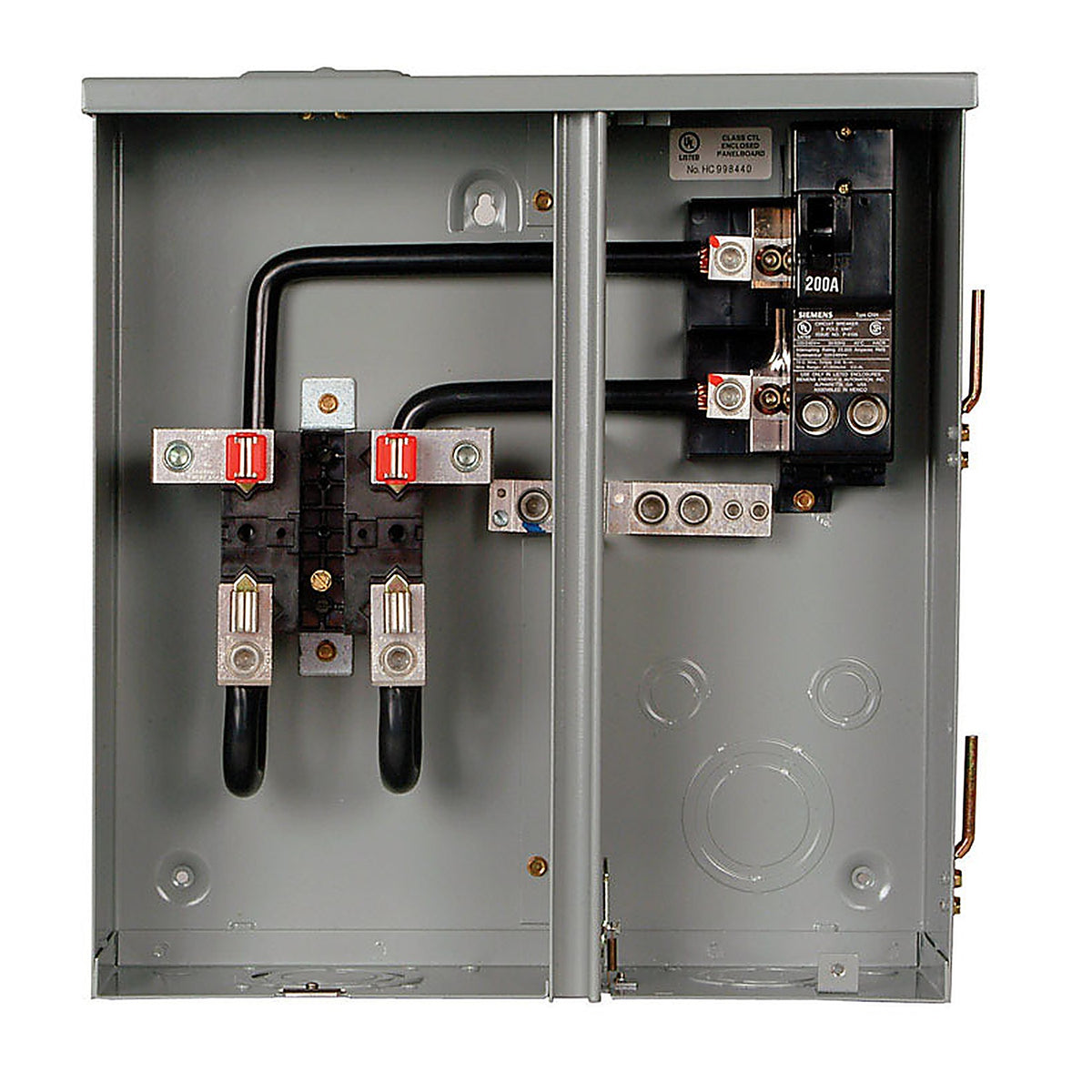 Siemens - MM0202B1200 - 200 Amps 120/240 V 2 Space 2 Circuits Combination Mount Main Breaker Load Center and Meter S