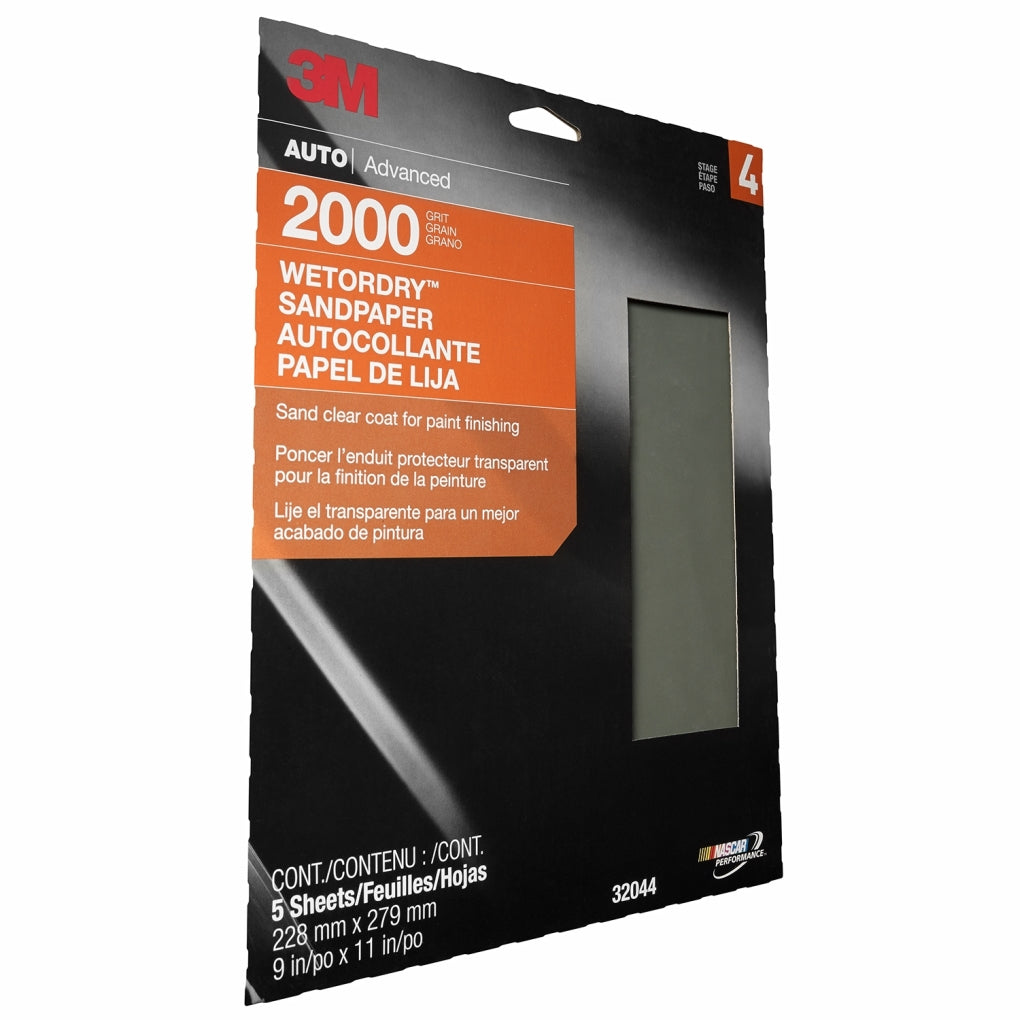 3M 32044 Wetordry Sheet, 2000 grit