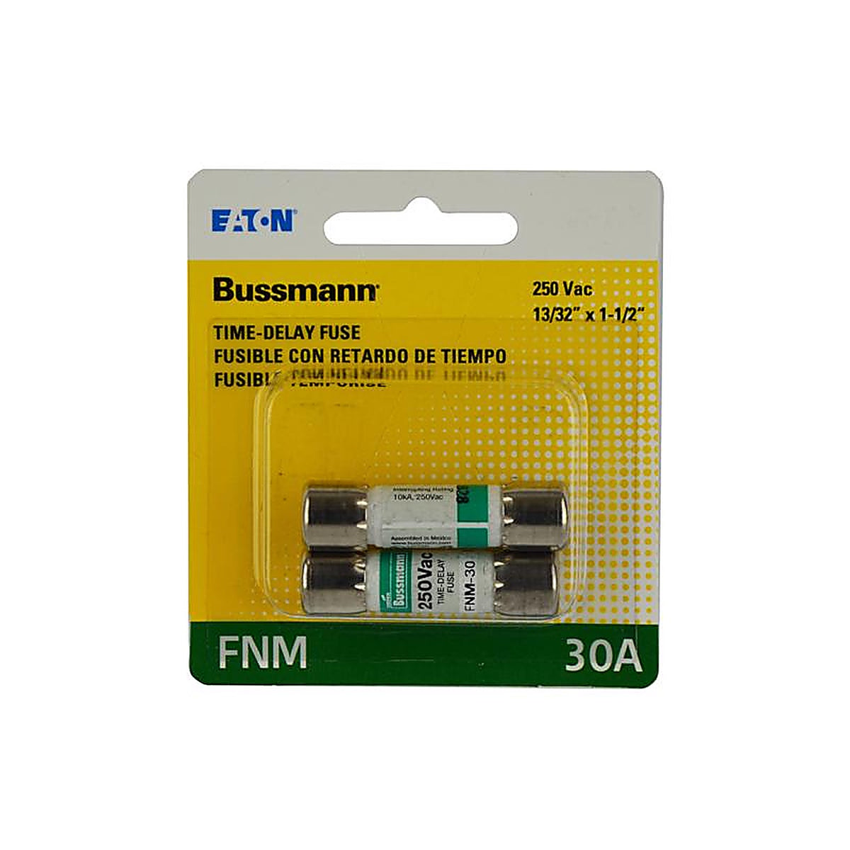 Bussmann BP/FNM-30 30 amps Midget Fuse 2/Pack