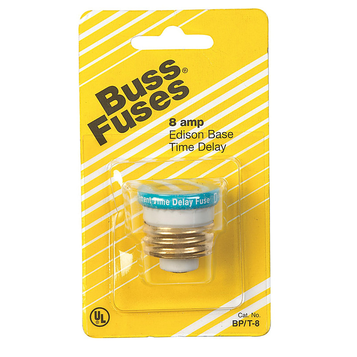 Bussmann BP/T-8 8 amps T-Type Plug 1/Pack