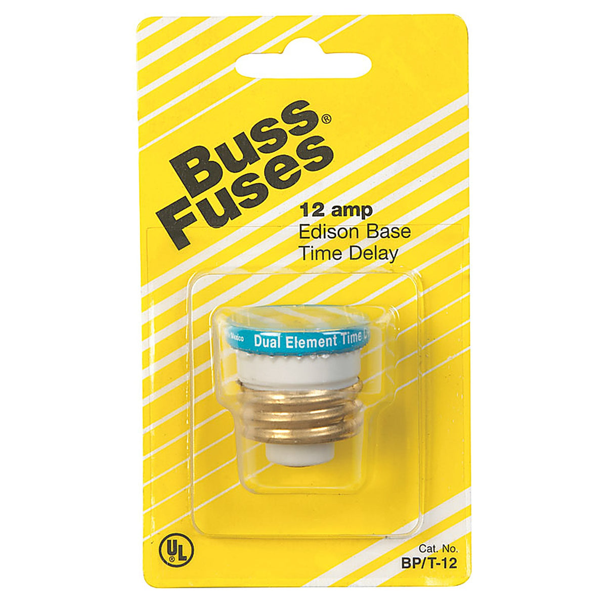 Bussmann BP/T-12 12 amps T-Type Plug 1/Pack