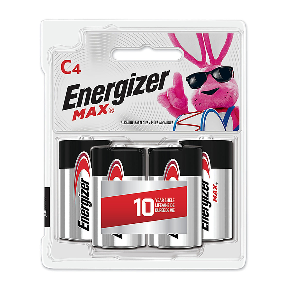 Energizer E93BP-4 Max C Alkaline Batteries 4 pk Carded
