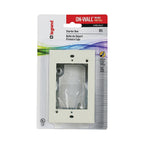 Legrand B-5 Wiremold 1 in. Rectangle Metal 1 gang Extension Starter Box Ivory