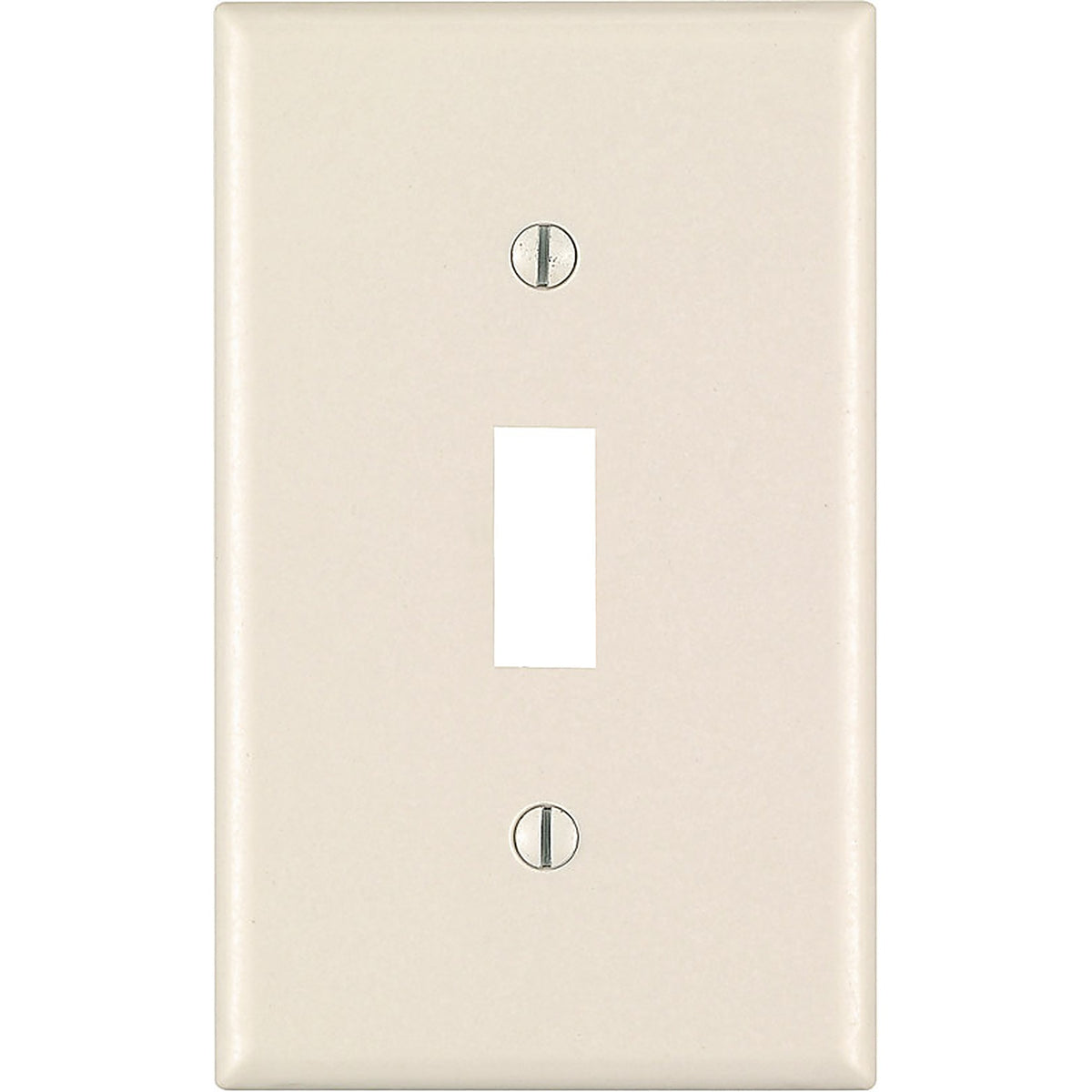 Leviton 78001-000 Light Almond 1 gang Thermoset Plastic Toggle Wall Plate 1/Pack